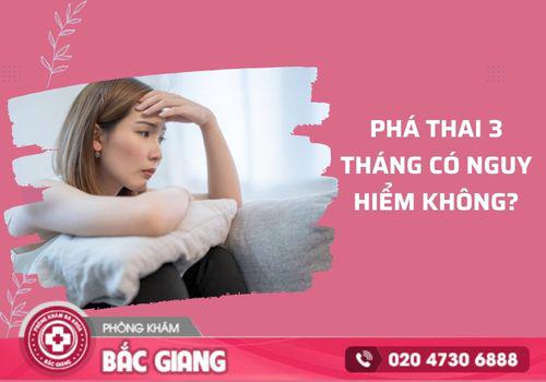 phá thai 3 tháng